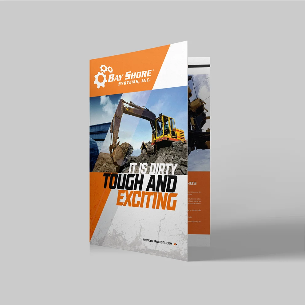 Main view of Tech Product Flyer concept